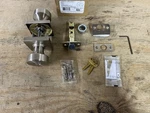 Kwikset 740PSKSQT-15S Pismo Door Knob With Square Rose & Smartkey *read*. Fixed Price $22.49.