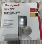 Honeywell 8733503 Keyless Entry Touchscreen Door Knob Lock Satin Nickel. Fixed Price $54.99.