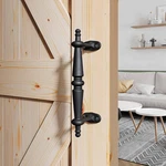 Easelife 9" Barn Door Pull Handle, Rustic Black Aluminum Grab, Gate Handles,. Fixed Price $21.99.