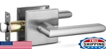 Berlin Modisch Passage Lever Door Handle Slim Square Non-locking Set For. Fixed Price $70.90.