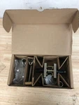 Baldwin ENTUBCSR150 Entry Door Lever Set With Square Rose - Satin Nickel. Fixed Price $162.99.
