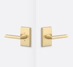 Sure-loc Ridgecrest LN101-SB Logan Passage Door Lever Satin Brass Handle. Fixed Price $61.10.