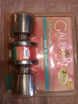 New Gallion Hall And Closet Doorknobs; Interior Non-locking; Antique Brass. Fixed Price $8.50.