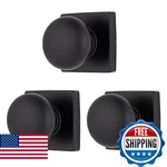 Brinks Contemporary Non-locking Interior Ball Door Knob, Matte Black Designe. Fixed Price $96.40.