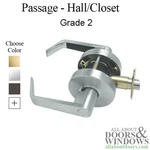 Global Grade Passage Lever 2-3/4 Backset Commercial Choose Color. Fixed Price $49.95.