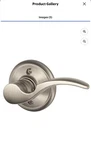 Schlage Accent Annes Satin Nickel Right Handed Dummy Door Trim F170 619. Fixed Price $12.00.