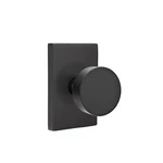 Emtek 5112ROUUS19 Round Passage Knob Set With Modern Rose - Flat Black. Fixed Price $102.00.