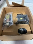 Emtek 5123HLOUS19LH Helios Left Cylinder Door Lever With Modern Rose - Black. Fixed Price $210.99.