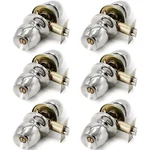 (6 Pack) Villar Home Designs Door Knob Versa Keyed. Fixed Price $68.99.