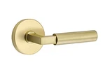 Emtek 5109HECLHUS4 Passage Disk Rosette Hercules Lever, Left Hand, Brass*read*. Fixed Price $74.99.