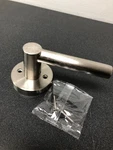 Miseno MLK5012SN Elkton Round Rod Non-turning One-sided Door Lever Satin Nicke. Fixed Price $14.36.
