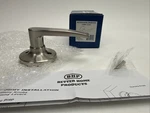 Better Home Products Straight Lever Dummy Satin Nickel Handle Soma #20326DC Nib. Fixed Price $9.89.