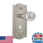 Nostalgic Warehouse Meadows Plate Interior Crystal Door Knob 701824. Fixed Price $459.77.