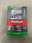 Kwikset Hall & Closet Satin Nickel Finish Perth Lever 97201-123. Fixed Price $13.20.