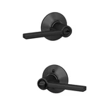 Schlage F51 622 Latitude Door Lever Keyed Entry Lock Matte Black. Fixed Price $107.03.