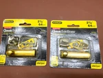 2 Stanley Slide Bolt Classic Solid Brass Adjustable Cabinet Latchs. Fixed Price $10.00.