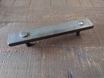 Forged Barn Door Style Handle, Cabinet Pull, Steel Furniture. Fixed Price $30.90.