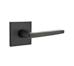 Emtek 5050HERUS19 Hermes Lever Dummy Square Rosette Flat Black Open Box Per. Fixed Price $50.00.