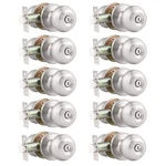 Probrico 10 Pack Brushed Nickel Interior Door Knobs Set Keyless Privacy Locks. Fixed Price $122.84.