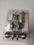 Kwikset Polo Entry Lock/single Cylinder Deadbolt Combo Satin Chrome 96900-320. Fixed Price $19.99.