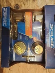 Schlage Bright Brass Hand Door Profession Grade Security Deadbolt FB350N. Fixed Price $85.00.