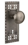 Nostalgic Warehouse Craftsman Plate With Keyhole New York Knob, Mortise - 2.25",. Fixed Price $144.69.