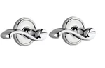 Grandeur Georgetown Rosette Left Handed Portofino Lever Door Knob Privacy Chrome. Fixed Price $79.99.