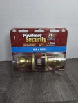 New, Sealed Door Knob 300T Cp Bbpkg Bright Brass Kwikset Bedroom And Bathroom. Fixed Price $17.05.