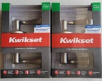 Lot Of 2 Kwikset Tustin Passage Hall/closet Door Handle Lever Satin Nickel. Fixed Price $66.99.