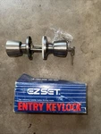 Ezset Entry Keylock Door Knob Model BP-100T-GN-US32D Stainless Steel W/. Fixed Price $13.75.