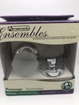 Amerock Hall Closet Door Knobs New In Box Venetian Crystal Frosted/chrome Nolock. Fixed Price $19.00.