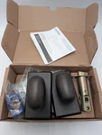 Emtek Egg Knob Privacy Rosette Bronze 7204BZEGMB Door Handle. Fixed Price $124.95.