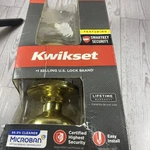 Kwikset Signature Smartkey Brass Entry Lockset Microban Technology. Fixed Price $13.59.