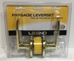 Decorative Passage Leverset Polished Brass Legend 809059 Door Knob Hall. Fixed Price $18.95.