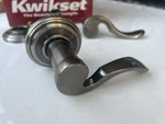 Kwikset 720BRL 15A Antique Nickel Rcal Rcs Brooklane Passage Lever. Fixed Price $11.99.