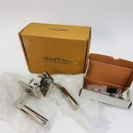 Ashley Norton Polished Nickel Dummy Door Levers Bauhaus Privacy Set Of 2. Fixed Price $89.99.