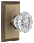 Nostalgic Warehouse Stucry Prv 238 Nk Crystal Solid Brass Privacy. Fixed Price $214.50.