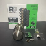 Reliabilt Hall Closet Door Knob Contractor 6 Pk Brushed Nickel Ansi Grade 3. Fixed Price $35.00.