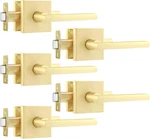 5 Pack Passage Levers For Hall And Closet, Square Heavy Duty Interior Keyless Do. Fixed Price $184.99.