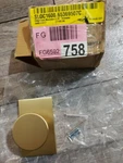 Ridgecrest ZT100 Sb Zermatt Dummy Knob, Satin Brass, 2.25" Diameter (small Dent). Fixed Price $19.99.