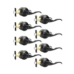 Gobekor Interior Door Handles Matte Black Privacy Levers For Bedroom Bat.... Fixed Price $118.82.