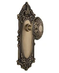 Antique Pewter Victorian Nostalgic Warehouse Elegant Dummy Door Knob Set. Fixed Price $95.00.