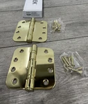 Emtek 94034US3 Ball Bearing Hinge Pair - Polished Brass. Fixed Price $22.49.
