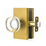 Newlaking Crystal Glass Passage Door Knob - Antique Brass Interior Handle F. Fixed Price $74.17.