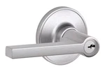 Schlage J54SOL626 Dexter By Solstice Keyed Entry Lever, Satin Chrome. Fixed Price $29.95.