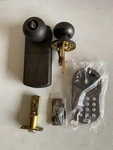 Milocks TKK-02OB Digital Door Knob With Electronic Keypad, Oil Rubbed Bronz. Fixed Price $46.14.