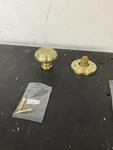 Baldwin HDTRATRR044 Non-turning Dummy Door Knob, Satin Brass. Fixed Price $38.75.
