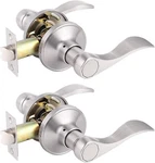 Gobrico 2 Pk. Wave Style Passage Door Levers Mandles-hall,closet. Fixed Price $36.88.