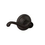 Door Lever Privacy Lock Schlage F40FLA716 Aged Bronze Flair Bath. Fixed Price $51.99.