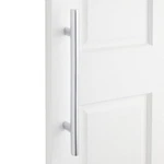 Signature Hardware Kyoto Door Pull - Ctc 8" Satin Brass, Total Length. Fixed Price $37.00.